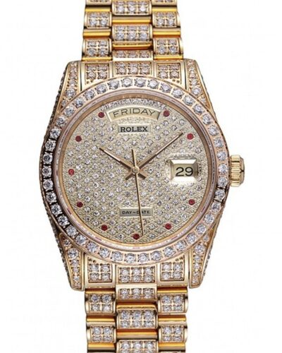 Super Clone Rolex Day-Date Diamond Dial 621615 37 mm – Swiss SuperClone
