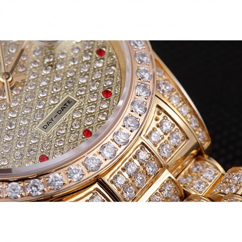 Super Clone Rolex Day-Date Diamond Dial 621615 37 mm — view 10