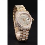 Super Clone Rolex Day-Date Diamond Dial 621615 37 mm — case and bezel
