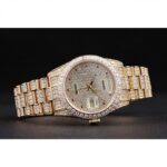 Super Clone Rolex Day-Date Diamond Dial 621615 37 mm — bracelet detail