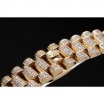 Super Clone Rolex Day-Date Diamond Dial 621615 37 mm — movement / caseback view