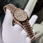 Super Clone Rolex Day-Date Diamond-Paved Dial 128235-0039 36 mm — clasp and links