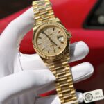 Super Clone Rolex Day-Date Diamond-Paved Dial 128238-0051 36 mm — dial close-up