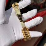 Super Clone Rolex Day-Date Diamond-Paved Dial 128238-0051 36 mm — clasp and links