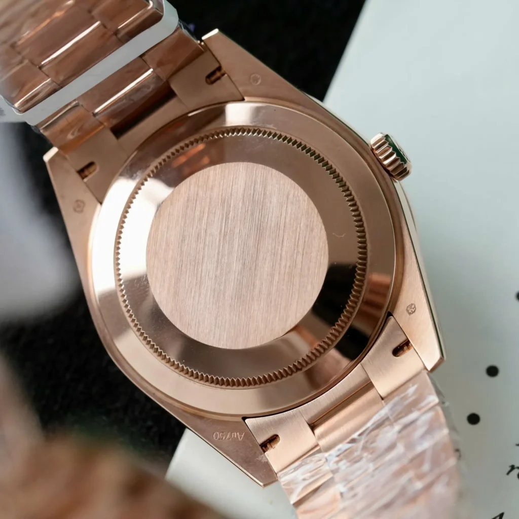 Super Clone Rolex Day-Date Diamond-Paved Dial 128345rbr-0042 36 mm — case and bezel