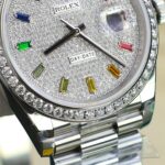 Super Clone Rolex Day-Date Diamond-Paved Dial 128349rbr-0006 36 mm — view 9