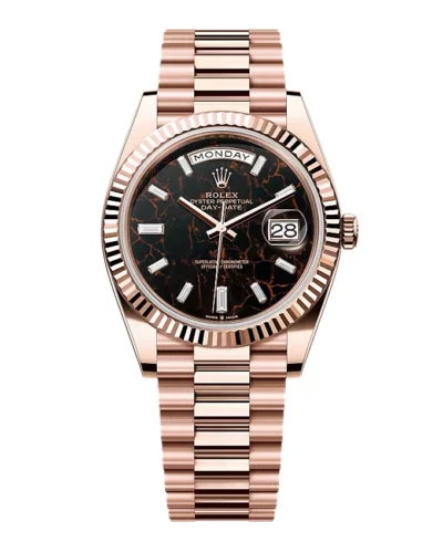Super Clone Rolex Day-Date Eisenkiesel Diamond Dial 228235-0045 40 mm – Swiss SuperClone
