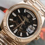 Super Clone Rolex Day-Date Eisenkiesel Diamond Dial 128235-0041 36 mm — case and bezel
