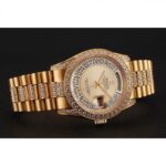 Super Clone Rolex Day-Date Gold Dial 1453954 37 mm — bracelet detail