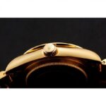 Super Clone Rolex Day-Date Gold Dial 1453954 37 mm — movement / caseback view