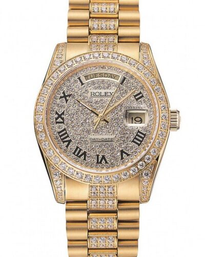 Super Clone Rolex Day-Date Gold Dial 1453956 37 mm – Swiss SuperClone