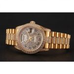 Super Clone Rolex Day-Date Gold Dial 1453956 37 mm — case and bezel
