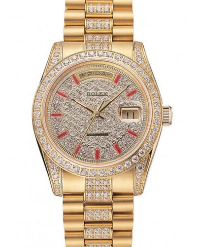 Super Clone Rolex Day-Date Gold Dial 1453960 37 mm – Swiss SuperClone