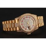 Super Clone Rolex Day-Date Gold Dial 1453960 37 mm — bracelet detail