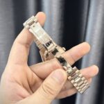 Super Clone Rolex Day-Date Green Aventurine Diamond Dial 128345rbr-0068 36 mm — clasp and links