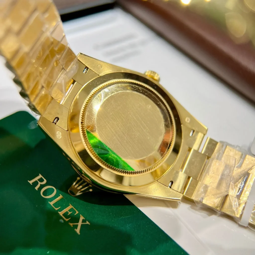 Super Clone Rolex Day-Date Green Dial 228348RBR-0040 40 mm — case and bezel