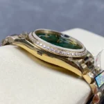Super Clone Rolex Day-Date Green Ombré Dial 128398tbr-0028 36 mm — bracelet detail