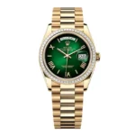 Super Clone Rolex Day-Date Green Ombré Dial 128398tbr-0028 36 mm