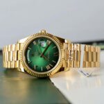 Super Clone Rolex Day-Date Green Ombré Dial 228238-0069 40 mm — bracelet detail