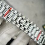 Super Clone Rolex Day-Date Grey Stick Tapestry Dial 228239-0002 40 mm — view 9