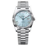 Super Clone Rolex Day-Date Ice Blue Dial 228236-0012 40 mm