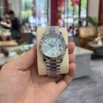 Super Clone Rolex Day-Date Ice Blue Dial 228236-0012 40 mm — dial close-up