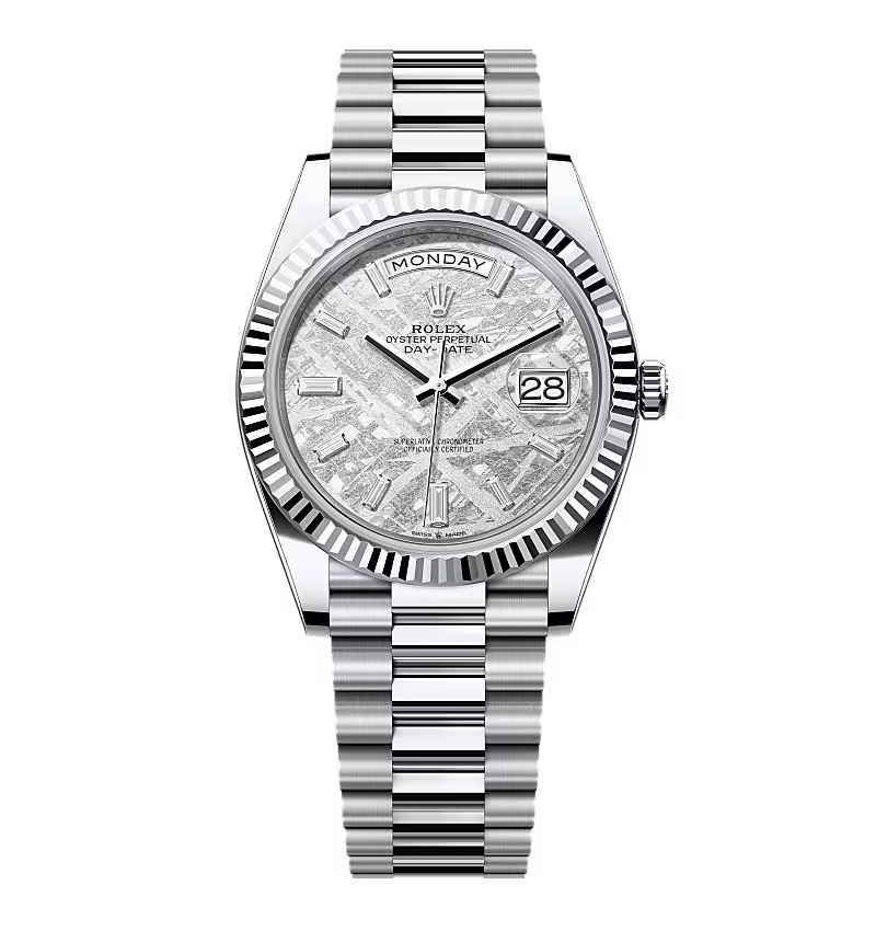 Super Clone Rolex Day-Date Meteorite Diamond Dial 228236-0011 40 mm