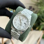 Super Clone Rolex Day-Date Meteorite Diamond Dial 228236-0011 40 mm — case and bezel