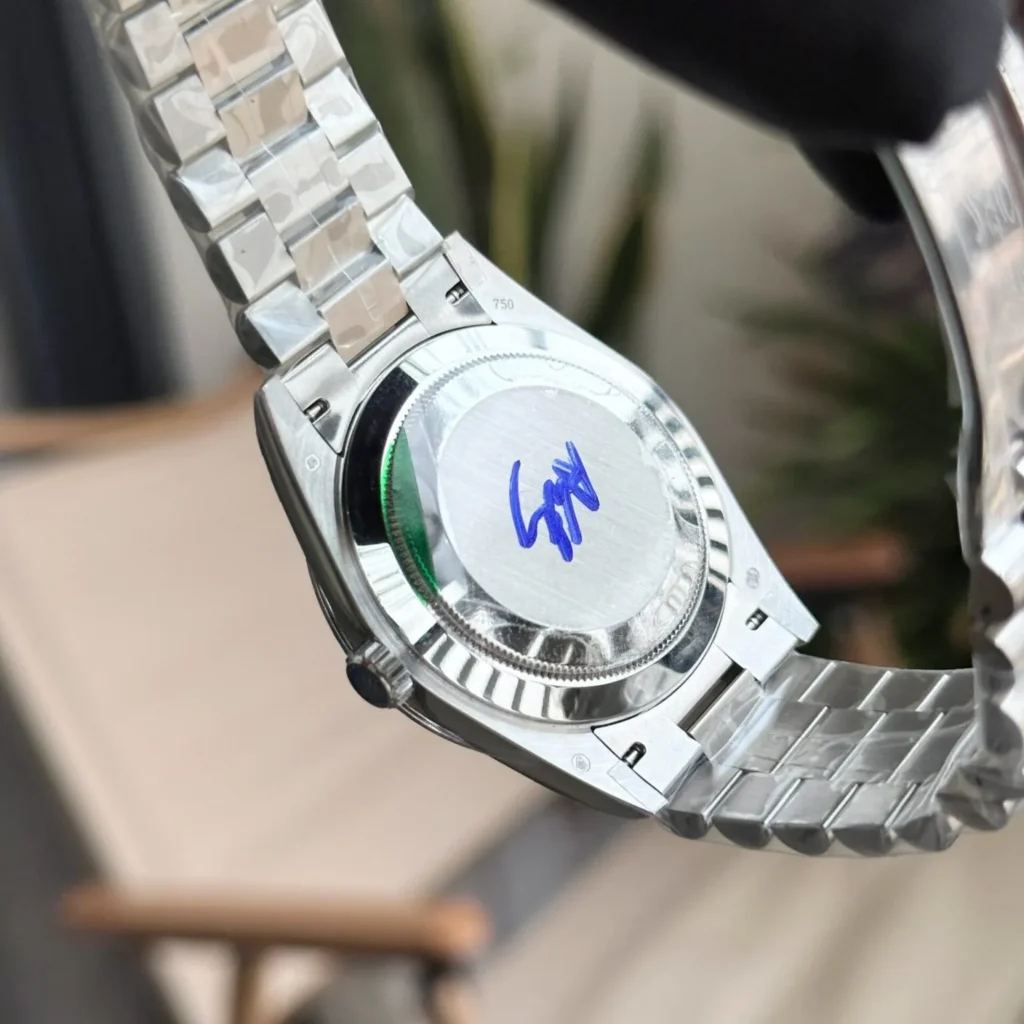 Super Clone Rolex Day-Date Meteorite Diamond Dial 228236-0011 40 mm — clasp and links