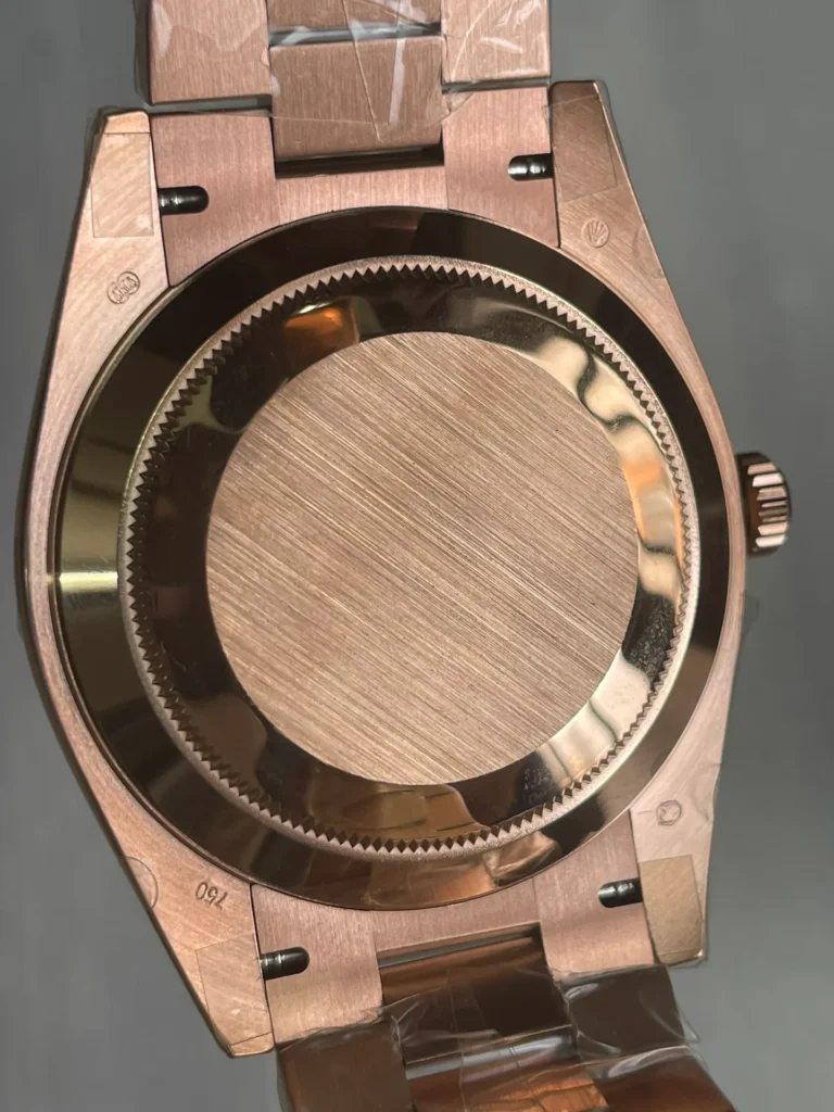 Super Clone Rolex Day-Date Olive Dial 128235 36 mm — side profile
