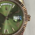 Super Clone Rolex Day-Date Olive Dial 128235 36 mm — view 9