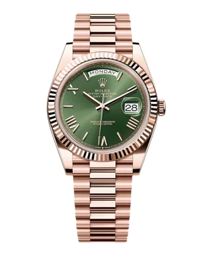 Super Clone Rolex Day-Date Olive Green Dial 228235-0025 40 mm