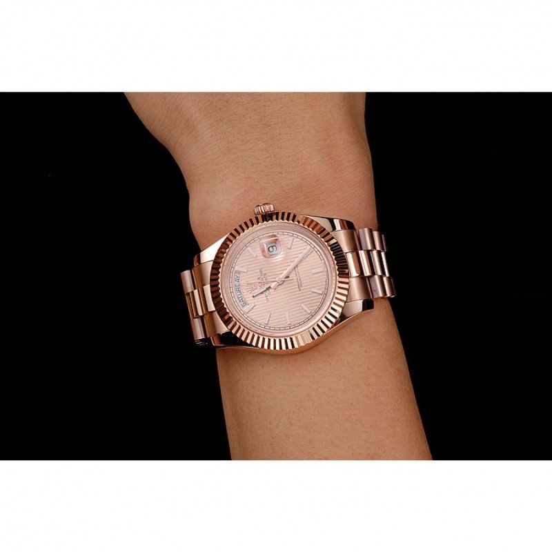 Super Clone Rolex Day-Date Rose-Gold Dial REP016823 40 mm — view 10