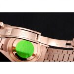 Super Clone Rolex Day-Date Rose-Gold Dial REP016823 40 mm — on leather display