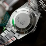 Super Clone Rolex Day-Date Silver Dial 128236-0001 36 mm — bracelet detail