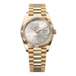 Super Clone Rolex Day-Date Silver Dial 228238 40 mm