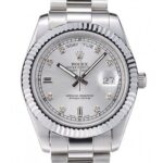 Super Clone Rolex Day-Date Silver Dial 41995 40 mm