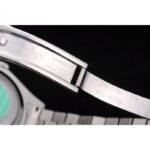 Super Clone Rolex Day-Date Silver Dial 41995 40 mm — on leather display
