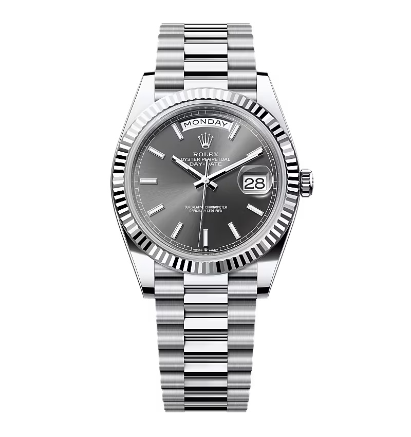 Super Clone Rolex Day-Date Slate Dial 228236-0013 40 mm