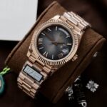 Super Clone Rolex Day-Date Slate Ombré Dial 228235-0055 40 mm — bracelet detail