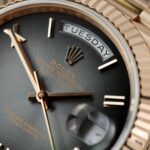 Super Clone Rolex Day-Date Slate Ombré Dial 228235-0055 40 mm — side profile