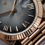 Super Clone Rolex Day-Date Slate Ombré Dial 228235-0055 40 mm — clasp and links