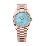 Super Clone Rolex Day-Date Turquoise Dial 128235 40 mm