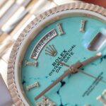 Super Clone Rolex Day-Date Turquoise Dial 128235 40 mm — clasp and links