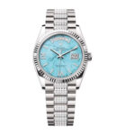 Super Clone Rolex Day-Date Turquoise Dial 128239 Diamond-set 36 mm – Swiss SuperClone