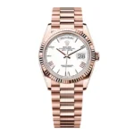 Super Clone Rolex Day-Date White Dial 128235-0070 36 mm