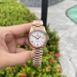 Super Clone Rolex Day-Date White Dial 128235-0070 36 mm — dial close-up