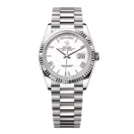 Super Clone Rolex Day-Date White Dial 128239-0059 36 mm