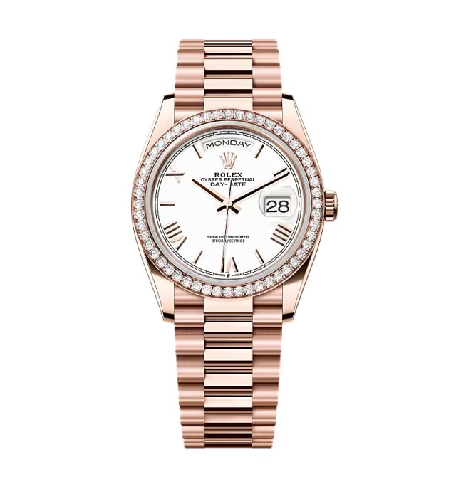 Super Clone Rolex Day-Date White Dial 128345rbr-0070 36 mm
