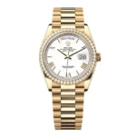Super Clone Rolex Day-Date White Dial 128348rbr-0064 36 mm – Swiss SuperClone